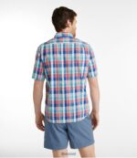L.L.Bean Heren seersucker overhemd van biologisch katoen klokje kleding VT0643100 - Image 3