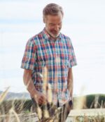 L.L.Bean Heren seersucker overhemd van biologisch katoen klokje kleding VT0643100 - Image 6