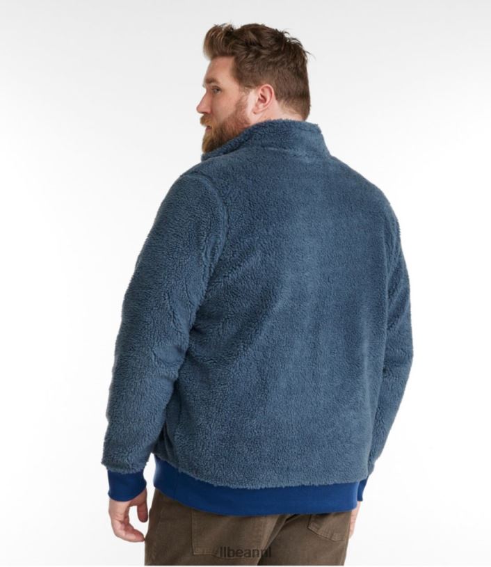 L.L.Bean Heren Sherpafleece jack antiek goud/carbon marine bovenkleding VT0645947 - Image 5