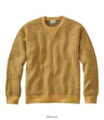 L.L.Bean Heren slechte zachte katoen/kasjmier trui warm gouden vogeloog kleding VT0645953