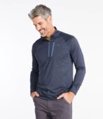 L.L.Bean Heren sneldrogend trail-T-shirt met 1/4 ritssluiting grafiet kleding VT0643190 - Image 2