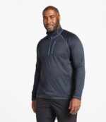 L.L.Bean Heren sneldrogend trail-T-shirt met 1/4 ritssluiting koolstof marine kleding VT0645827 - Image 4
