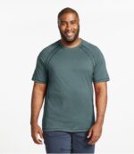L.L.Bean Heren sneldrogend trail-T-shirt met korte mouwen zachte sparren kleding VT064265 - Image 4