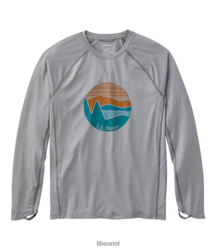 L.L.Bean Heren snelle uitslagbeschermer voor rivierkoeling grijssteencirkel katahdin kleding VT0643127 - Image 1