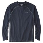 L.L.Bean Heren snelle uitslagbeschermer voor rivierkoeling koolstof marine kleding VT064238