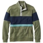L.L.Bean Heren Sweatshirt uit 1912 klassiek marineblauw/roestoranje kleding VT064550
