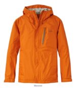 L.L.Bean Heren Trail-model regenjas amber oranje bovenkleding VT0646937
