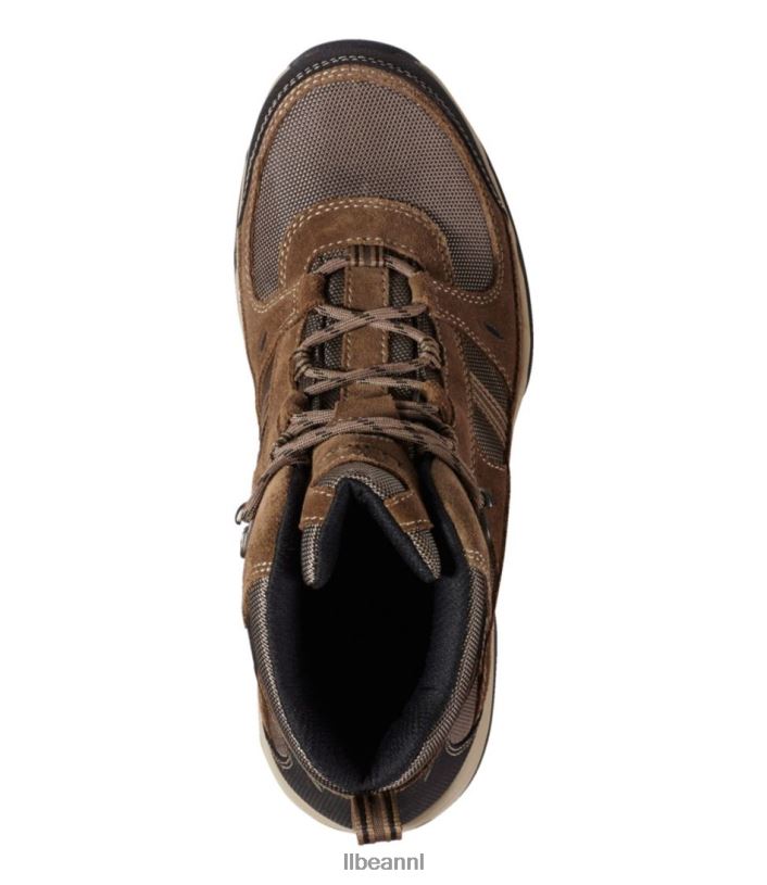 L.L.Bean Heren trailmodel 4 wandelschoenen asfalt/zwart bosgroen schoenen VT0643769 - Image 4