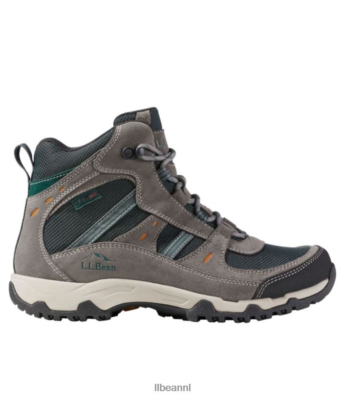L.L.Bean Heren trailmodel 4 wandelschoenen asfalt/zwart bosgroen schoenen VT0643769 - Image 1