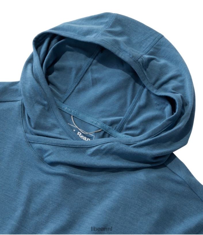 L.L.Bean Heren Tropicalwear comfortabele hoodie bleek turkoois kleding VT0641285 - Image 4