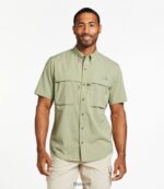 L.L.Bean Heren tropisch overhemd stoffige salie kleding VT0646949 - Image 2