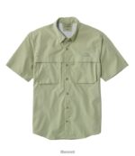 L.L.Bean Heren tropisch overhemd stoffige salie kleding VT0646949