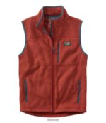 L.L.Bean Heren trui fleecevest licht mahonie bovenkleding VT0646568