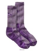 L.L.Bean Heren unisex cresta wollen no-fly zone lichtgewicht wandelsokken lila accessoires VT0645710