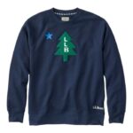 L.L.Bean Heren vakantieland sweatshirt klassieke marine kleding VT064538