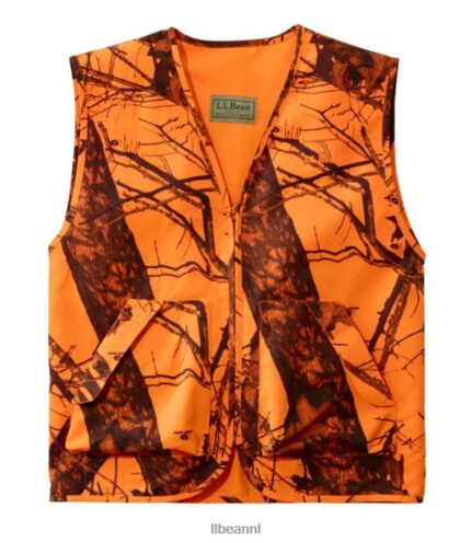 L.L.Bean Heren Veiligheidsvest voor de jacht op groot wild bemoste eiken bles uitrusting voor buiten VT0642146