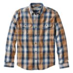 L.L.Bean Heren Veldflaneloverhemd uit 1912 gerst kleding VT064184