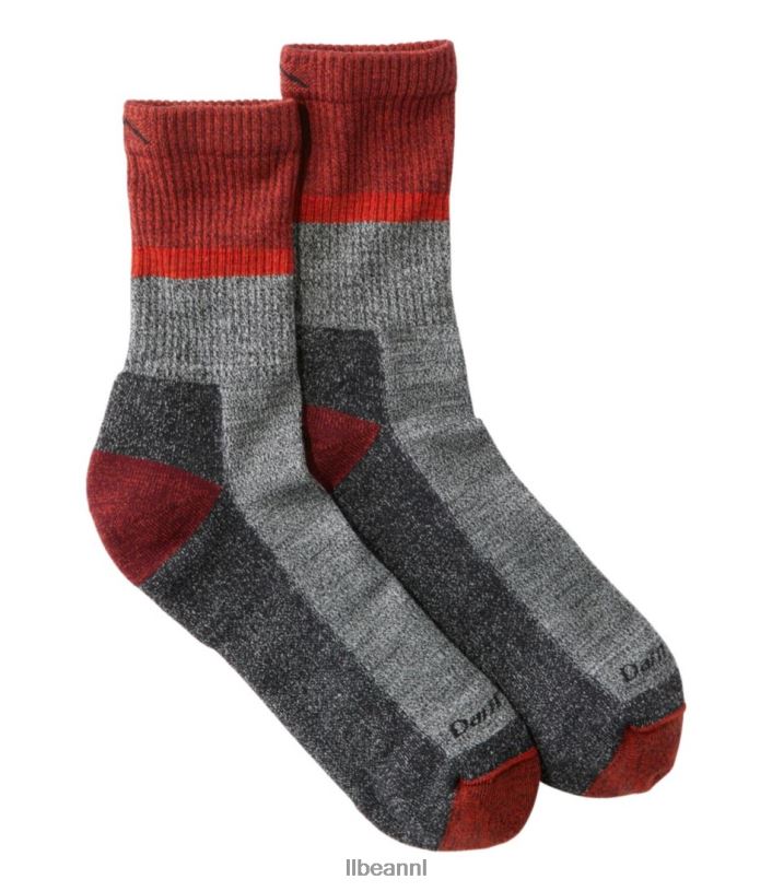 L.L.Bean Heren Verdomd stoere Ranger micro crew middengewicht wandelsok peper accessoires VT064766 - Image 1