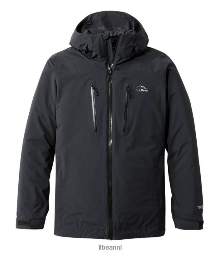 L.L.Bean Heren waterdichte primaloft packaway-jas zwart bovenkleding VT0645122 - Image 1
