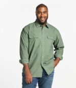 L.L.Bean Heren zongewassen canvas overhemd gemzen kleding VT0646628 - Image 4