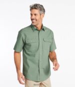 L.L.Bean Heren zongewassen canvas overhemd jeneverbes kleding VT064676 - Image 2
