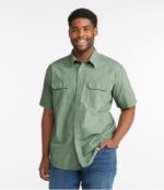 L.L.Bean Heren zongewassen canvas overhemd jeneverbes kleding VT064676 - Image 4
