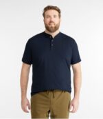 L.L.Bean Heren zorgeloos krimpvrij T-shirt oceaanblauw kleding VT0646436 - Image 4