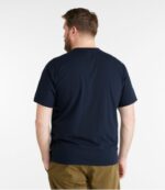 L.L.Bean Heren zorgeloos krimpvrij T-shirt oceaanblauw kleding VT0646436 - Image 5