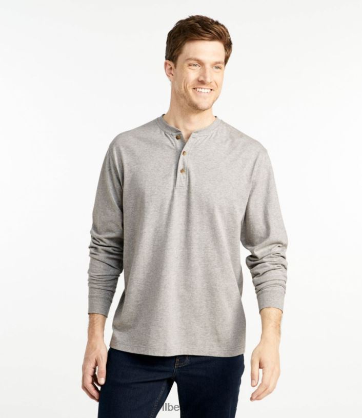 L.L.Bean Heren zorgeloos krimpvrij T-shirt oceaanblauw kleding VT0646460 - Image 2