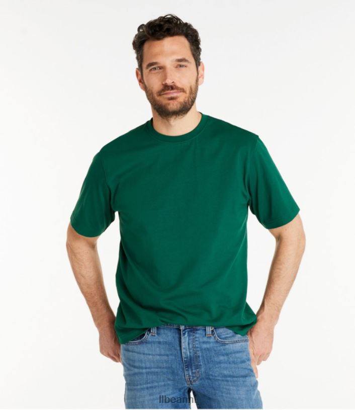 L.L.Bean Heren zorgeloos krimpvrij T-shirt zeewater kleding VT0642941 - Image 2