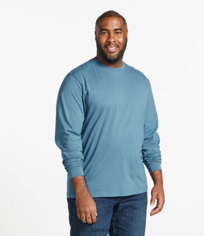 L.L.Bean Heren zorgeloos krimpvrij T-shirt zeewater kleding VT0644624 - Image 4