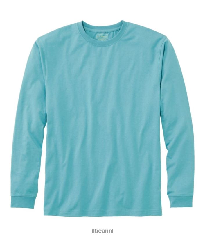 l_l_bean_heren_zorgeloos_krimpvrij_t_shirt_zeewater_kleding_vt0644624.jpg L.L.Bean Heren zorgeloos krimpvrij T-shirt zeewater kleding VT0644624 - Image 1