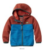 L.L.Bean kinderen Airlight-hoodie met volledige ritssluiting roest oranje kleding VT0643346