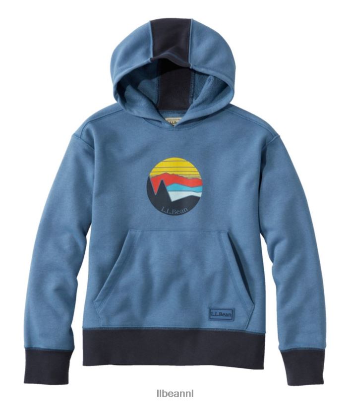 l_l_bean_kinderen_athleisure_hoodie_maanlicht_blauw_kleding_vt064904.jpg L.L.Bean kinderen athleisure-hoodie maanlicht blauw kleding VT064904 - Image 1