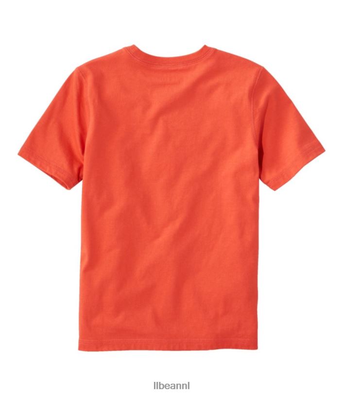 L.L.Bean kinderen biologisch T-shirt met korte mouwen gouden citroen buiten kleding VT0643319 - Image 4