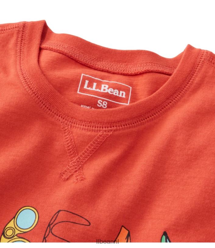 L.L.Bean kinderen biologisch T-shirt met korte mouwen gouden citroen buiten kleding VT0643319 - Image 5