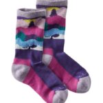 L.L.Bean kinderen camping sokken rijk paars schoenen VT0645059