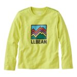 L.L.Bean kinderen grafisch T-shirt citroen kleding VT0643358