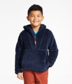 L.L.Bean kinderen hoogpolige fleece trui met capuchon gedempt paars bovenkleding VT0644993 - Image 4