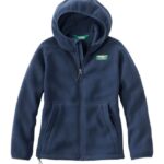 L.L.Bean kinderen klassieke bergfleece nautische marine bovenkleding VT064487
