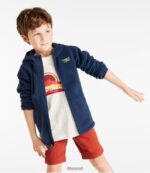 L.L.Bean kinderen klassieke bergfleece nautische marine bovenkleding VT064487 - Image 4