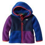 L.L.Bean kinderen klassieke fleece voor baby's en bergschoenen nautische marine bovenkleding VT064916