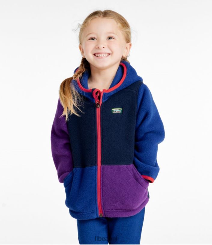 L.L.Bean kinderen klassieke fleece voor baby's en bergschoenen nautische marine bovenkleding VT064916 - Image 3