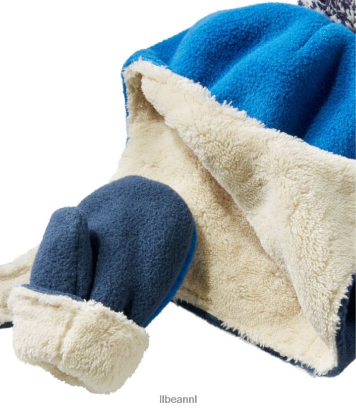 L.L.Bean kinderen Klassieke fleecemuts en wantenset voor baby's en bergen lila kleding VT0643559 - Image 2