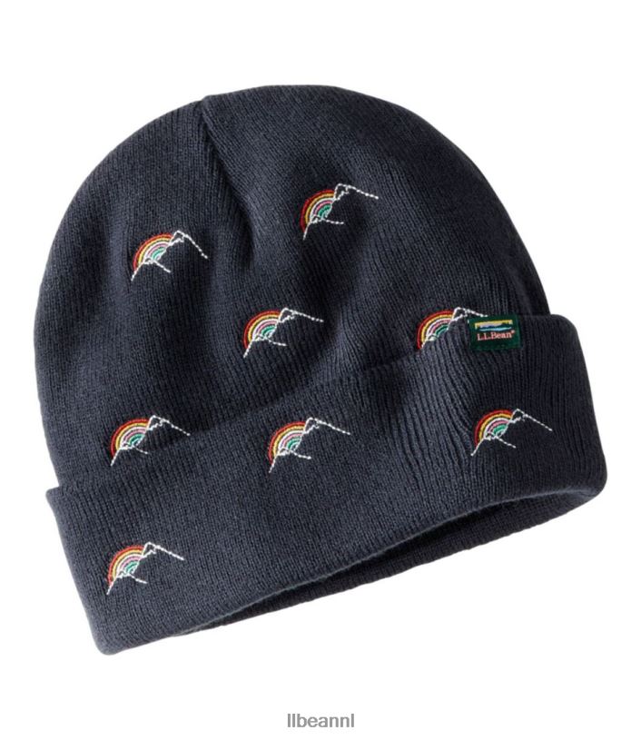 l_l_bean_kinderen_muts_marine_berg_regenboog_kleding_vt0644660.jpg L.L.Bean kinderen muts marine berg regenboog kleding VT0644660 - Image 1