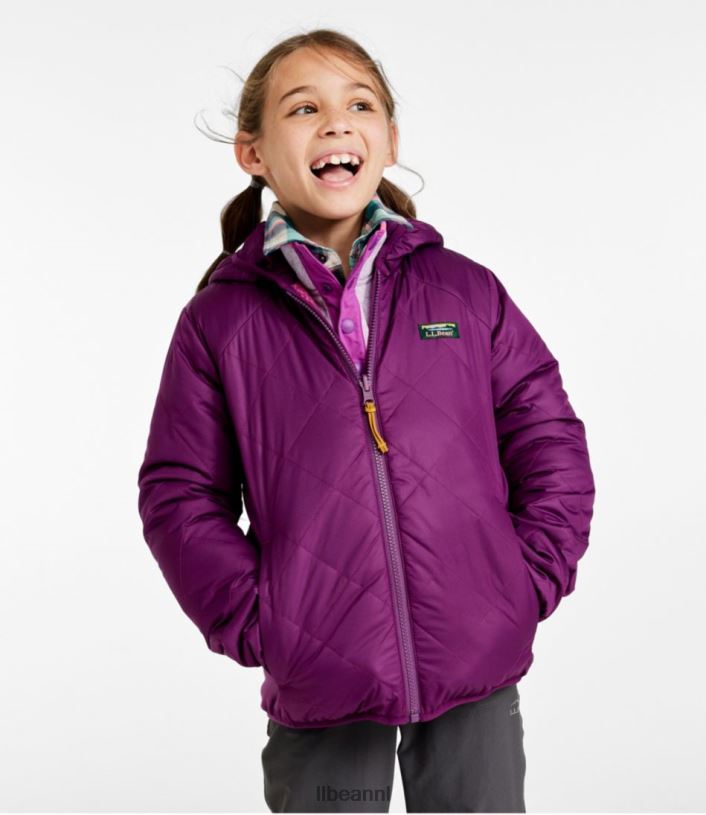 L.L.Bean kinderen Omkeerbaar jack in de bergen carbon marine/speksteen bovenkleding VT0645113 - Image 2