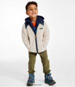 L.L.Bean kinderen Omkeerbaar jack met capuchon in de bergen pruim druif/magenta waas bovenkleding VT064919 - Image 3