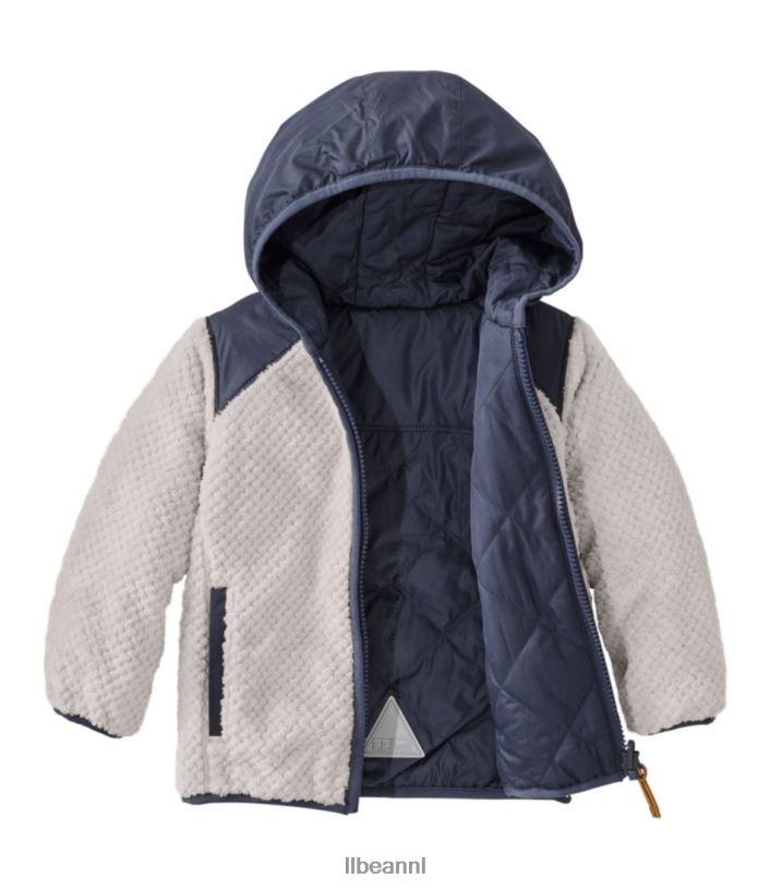 L.L.Bean kinderen Omkeerbaar jack met capuchon in de bergen pruim druif/magenta waas bovenkleding VT064919 - Image 9