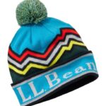 L.L.Bean kinderen pompon hoed wilde eend blauwgroen reflecterend kleding VT0644996