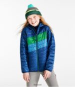 L.L.Bean kinderen primaloft packaway jack met capuchon donkerrood/bergrood bovenkleding VT0646058 - Image 3